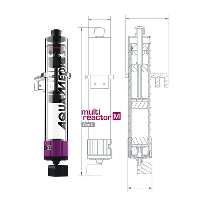 AquaMedic Multi Reactor Gen II Sistema Di Filtraggio All-In-One In Acrilico Per Acquari