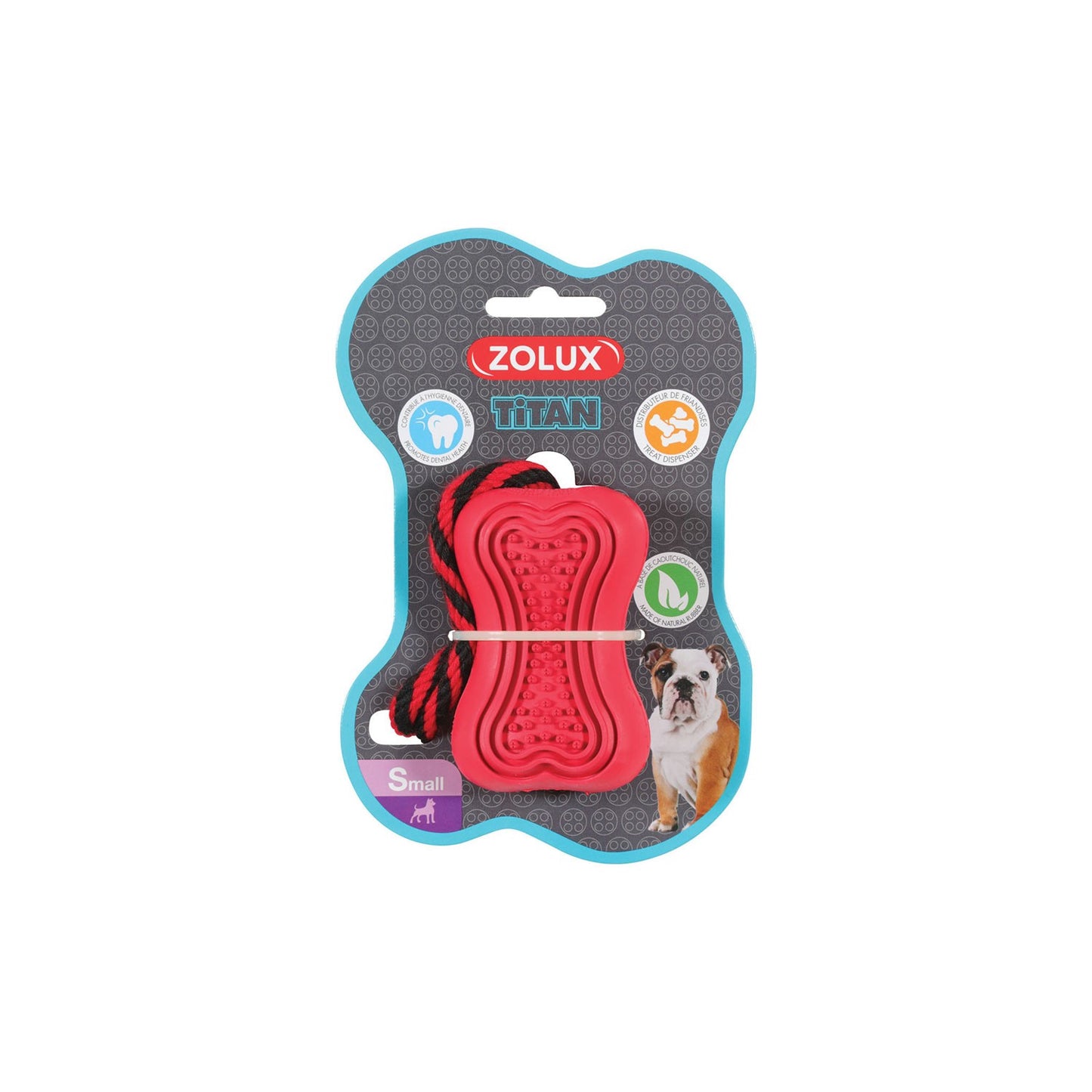 Zolux Titan Gioco Per Cani In Caucci? Con Corda Rosso