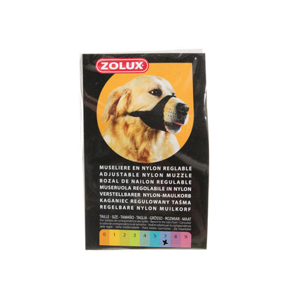 Zolux Museruola Regolabile in Nylon per Cani
