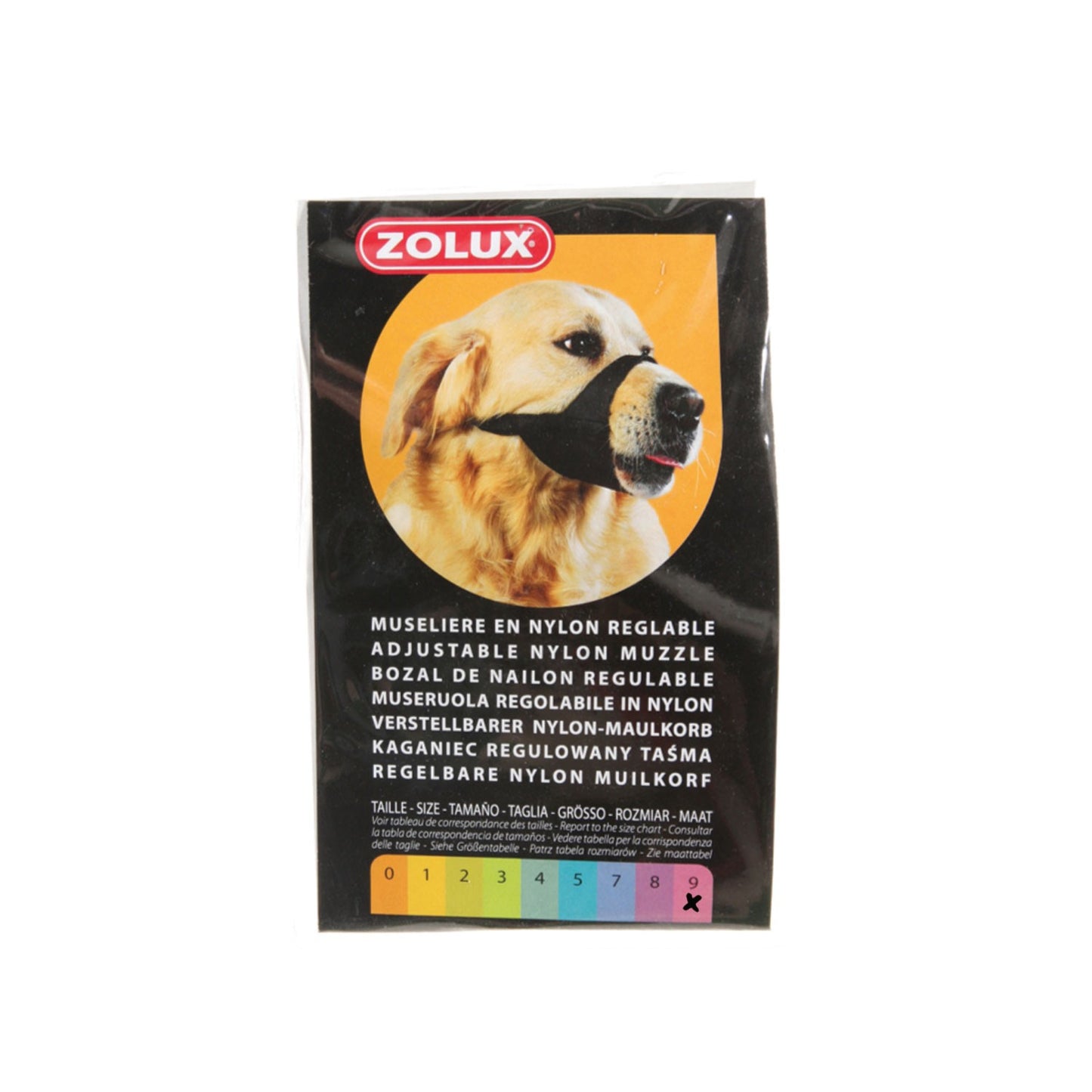 Zolux Museruola Regolabile in Nylon per Cani