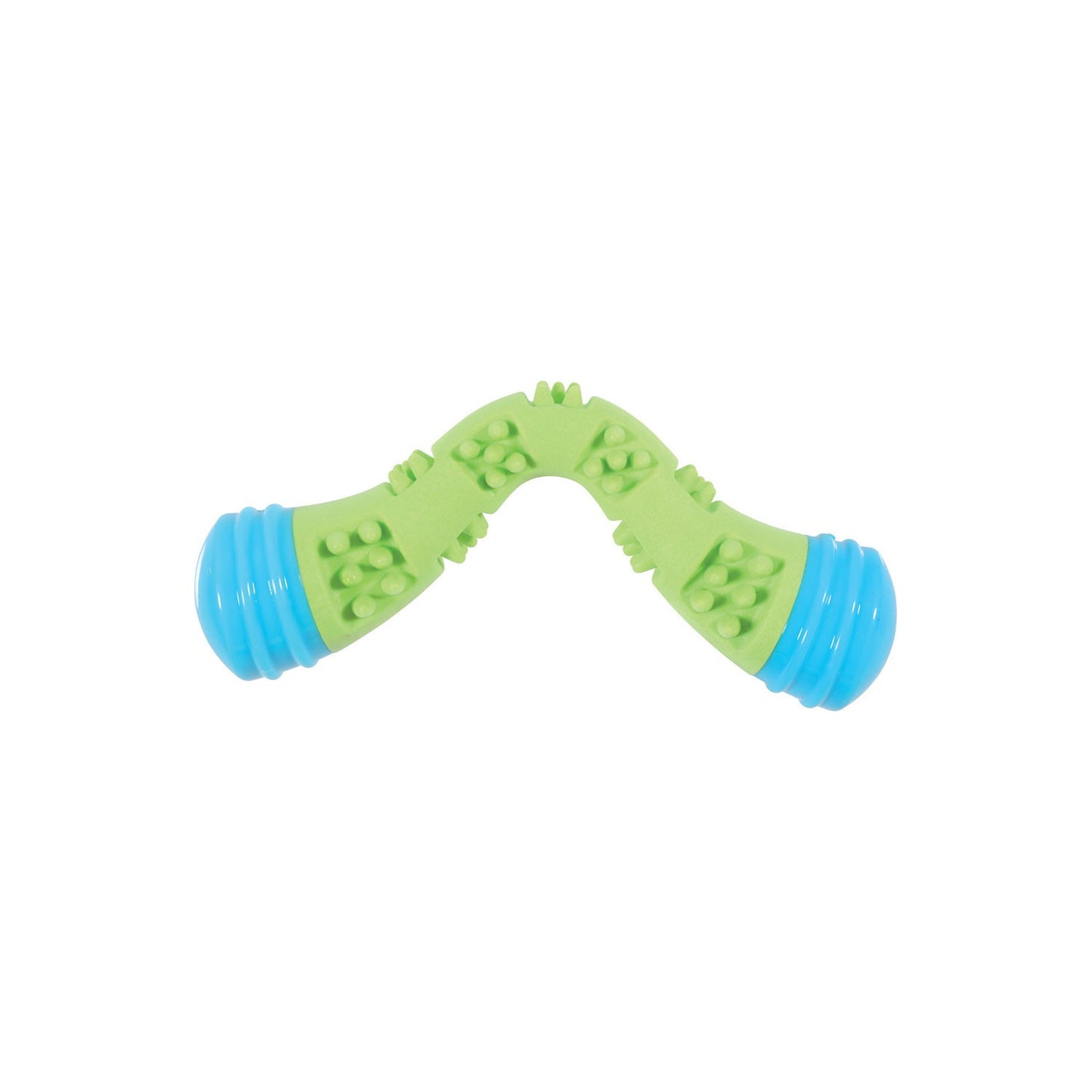 Zolux TPR Sunsets Boomerang Gioco Per Cani Ultraresistente 23cm Verde