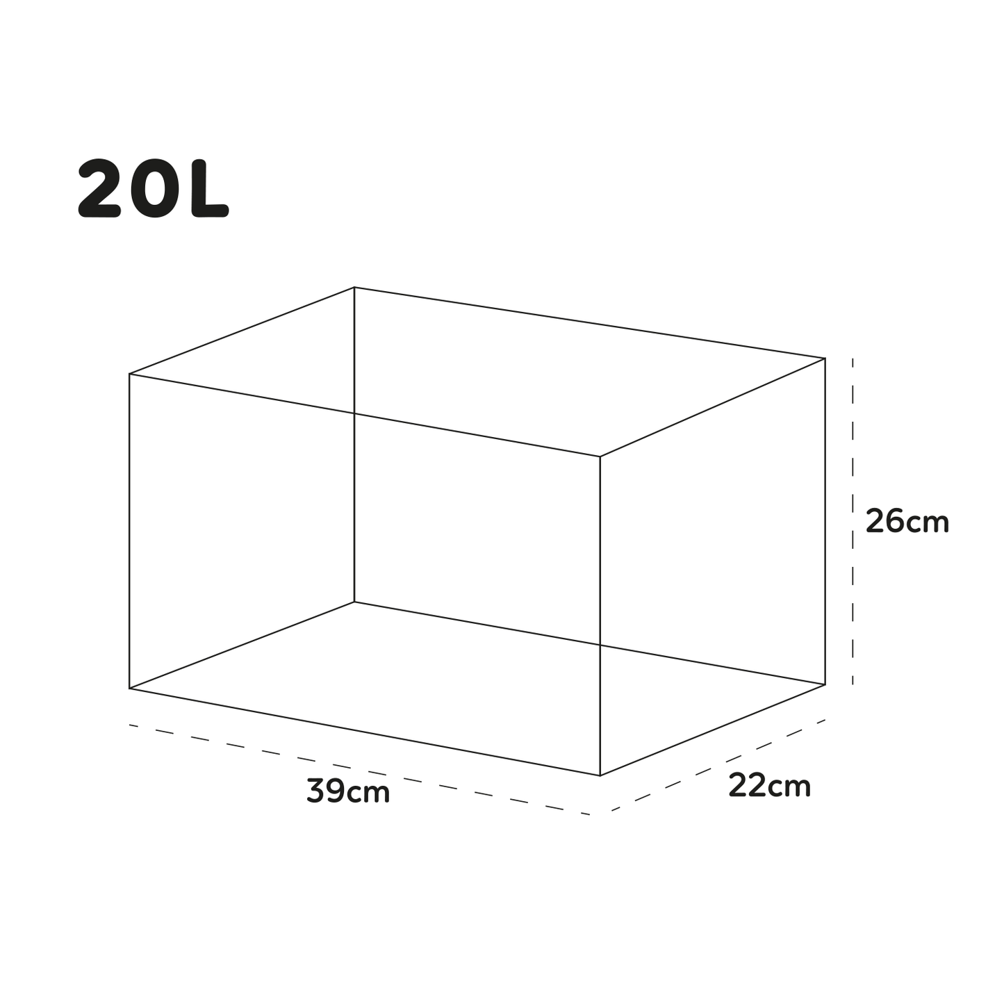 Aqpet One Mini Acquario Completo In Vetro Nero
