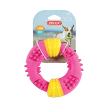 Zolux TPR Sunsets Anello Gioco Per Cani Ultraresistente 15cm Rosa