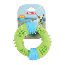 Zolux TPR Sunsets Anello Gioco Per Cani Ultraresistente 15cm Verde