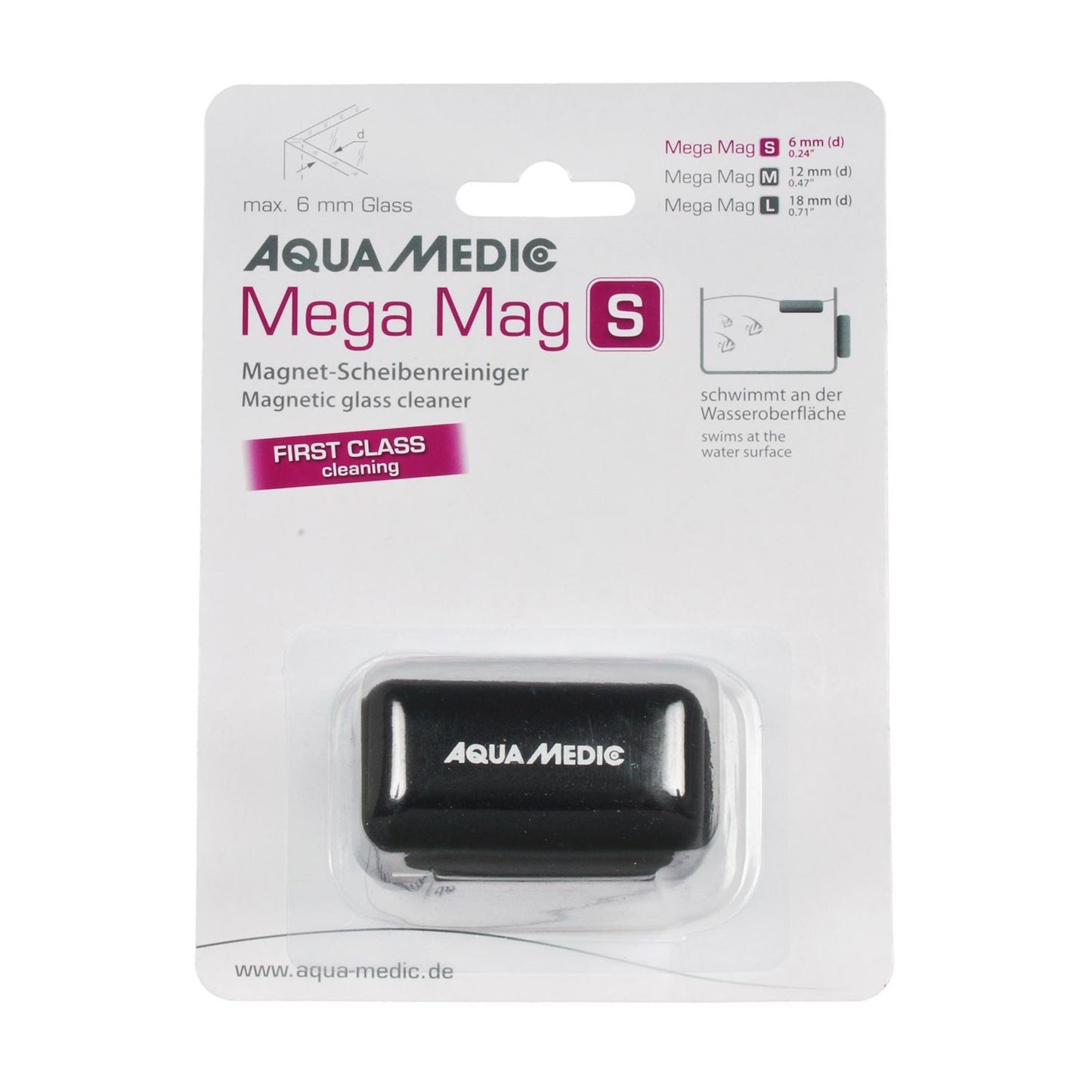 AquaMedic Mega Mag Puliscivetri Magnetici Per Vetri Acquario