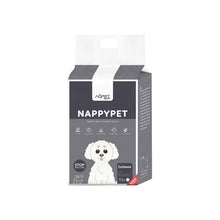AqpetFriends Nappy Pet Carbo Tappetino Assorbente Con Strisce Adesive Al Carbone Attivo 30 pz