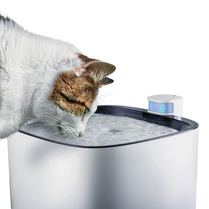 Zolux Iguazu Fontana Fontanella Silenziosa Per Gatti Con Sensore Di Livello Acqua 3L