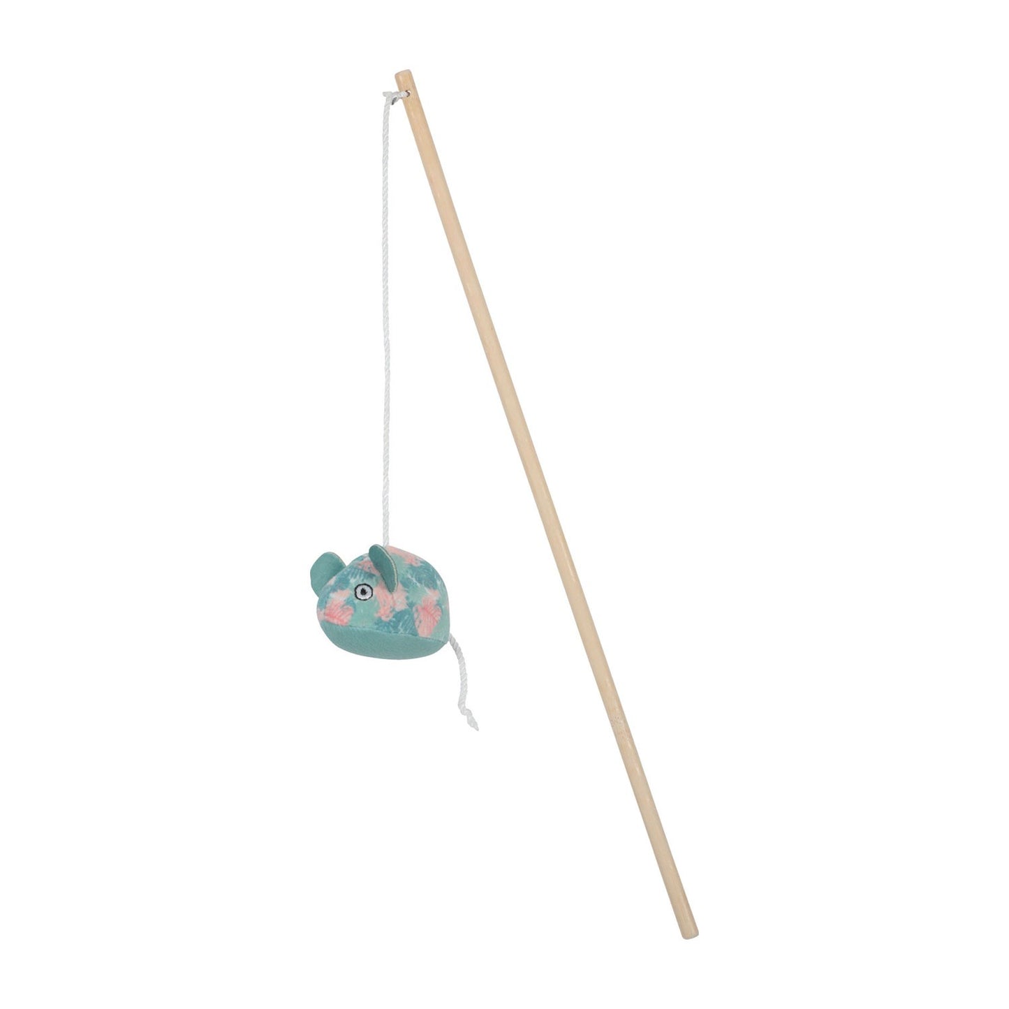 Zolux Ethi'Cat Foglia Canna Da Pesca Topo Gioco Per Gatti In Materiali Riciclati