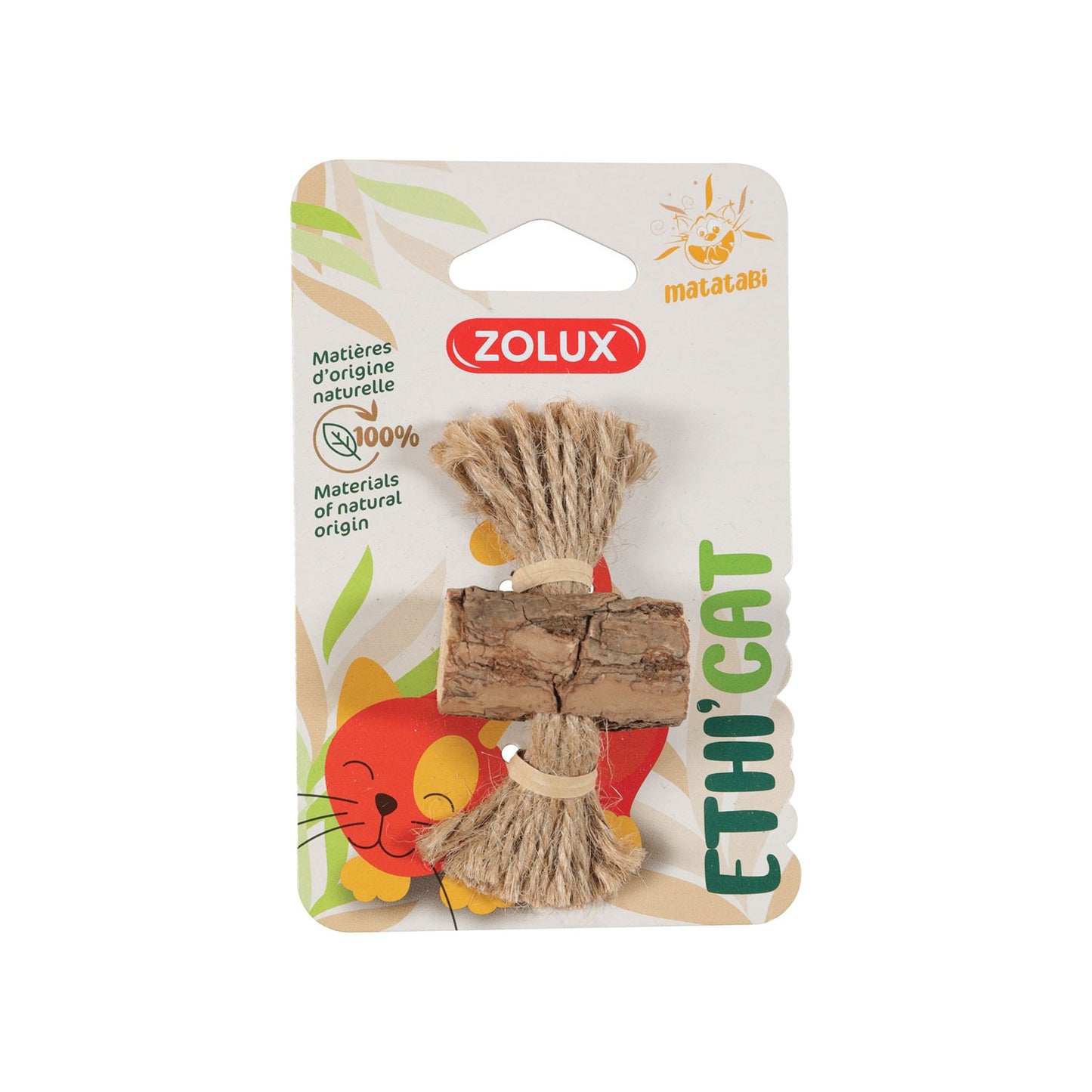 Zolux Ethi'Cat Matatabi Nodo Gioco Per Gatti In Materiali Di Origine Naturale