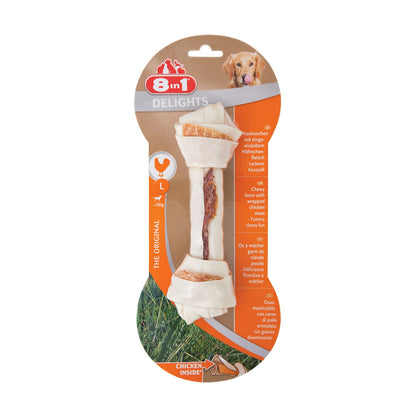 8in1 Delights Chicken Bones Osso Di Pollo Da Masticare Per Cani