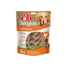 8in1 Delights Chicken Spirals Spirali Al Pollo Da Masticare Per Cani 6pz