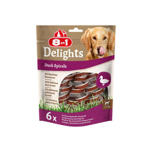 8in1 Delights Duck Spirals Spirali All'Anatra Da Masticare Per Cani 6pz