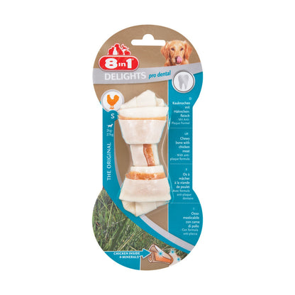 8in1 Delights Pro Dental Bones Osso Dentali Da Masticare Al Pollo Per Cani