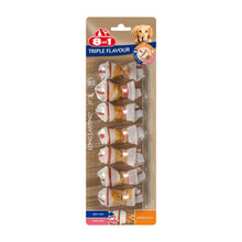 8in1 Flavours Triple Flavour Bones Osso Triplo Gusto Da Masticare Per Cani