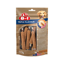 8in1 Flavours Triple Flavour Ribs Costolette Triplo Gusto Da Masticare Per Cani