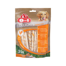 8in1 Delights Chicken Twisted Stiks Bastoncini Arrotolati Al Pollo Da Masticare Per Cani