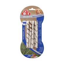 8in1 Delights Beef Twisted Stiks Bastoncini Arrotolati Al Manzo Da Masticare Per Cani