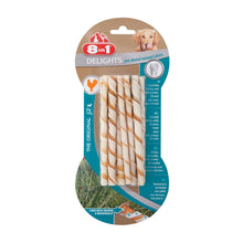 8in1 Delights Pro Dental Twisted Stiks Bastoncini Arrotolati Al Pollo Da Masticare Per Cani