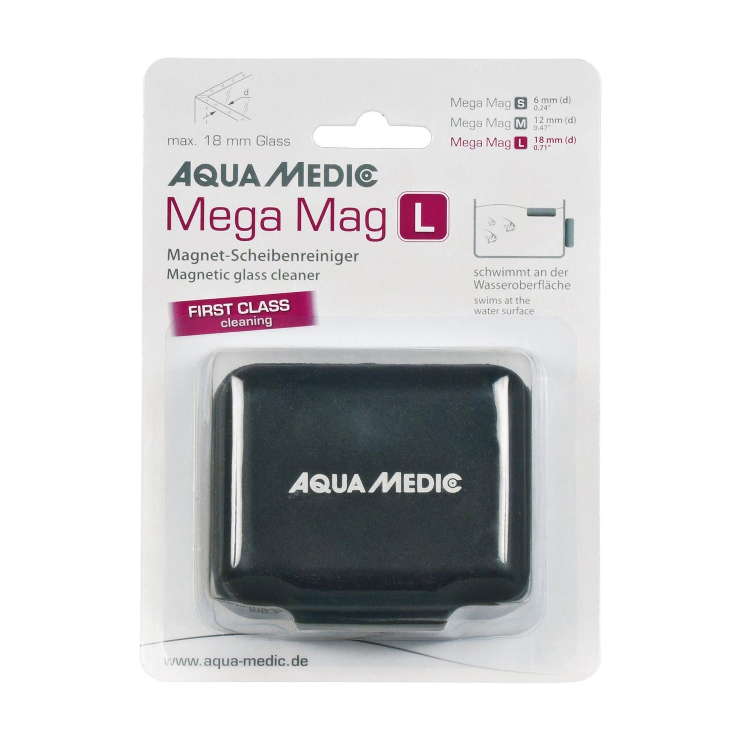 AquaMedic Mega Mag Puliscivetri Magnetici Per Vetri Acquario
