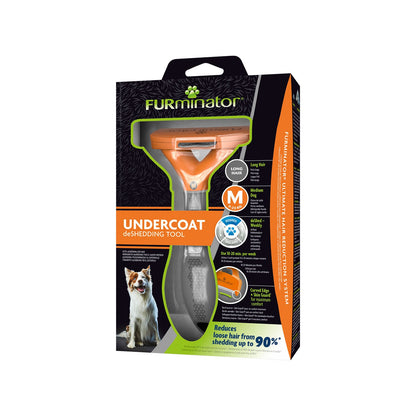 FURminator Strumento Di deShedding Rimozione Peli Morti Dal Sottopelo Per Cani A Pelo Lungo