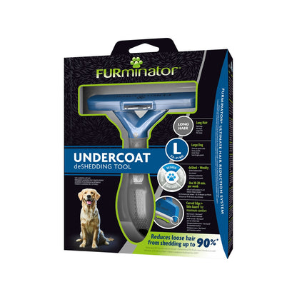 FURminator Strumento Di deShedding Rimozione Peli Morti Dal Sottopelo Per Cani A Pelo Lungo