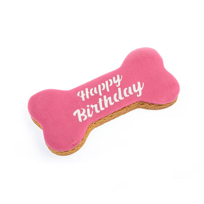 LeoPet La Dolce Vita Biscotto A Forma Di Osso "Happy Birthday" Large Per Cani 130gr