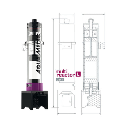 AquaMedic Multi Reactor Gen II Sistema Di Filtraggio All-In-One In Acrilico Per Acquari