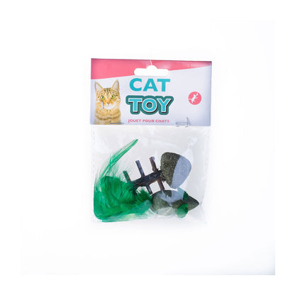 LeoPet Cat Toy Set 2 Giochi Con Catnip Per Gatti
