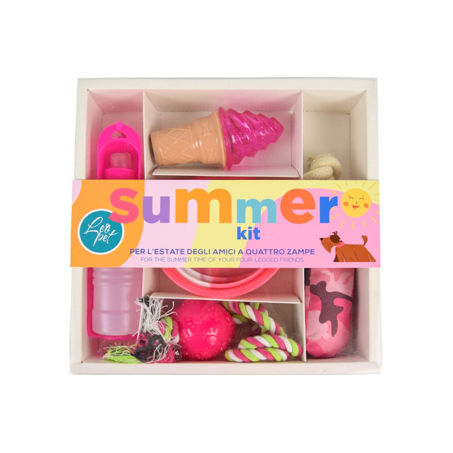 LeoPet Summer Kit Con 5 Accessori Per Estivi Per Cani