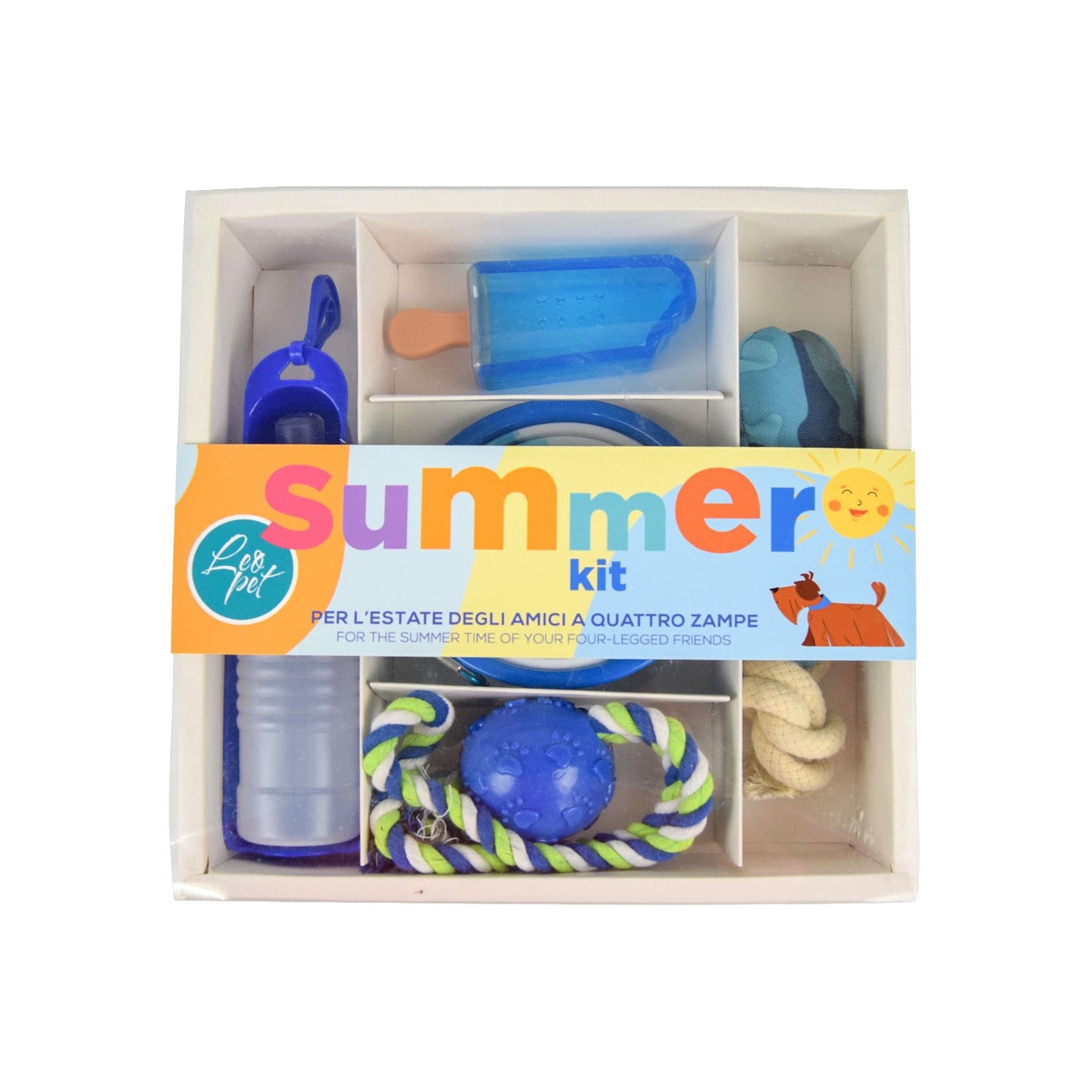 LeoPet Summer Kit Con 5 Accessori Per Estivi Per Cani