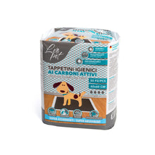 LeoPet Tappetino Multiuso Ai Carboni Attivi Super Assorbente Per Cani Con Strip Adesivo 60x60 50pz