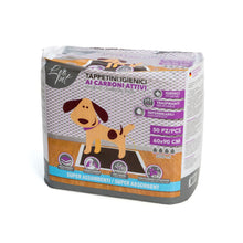 LeoPet Tappetino Multiuso Ai Carboni Attivi Super Assorbente Per Cani Con Strip Adesivo 60x90 50pz