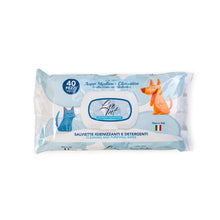 LeoPet Salviettine Igienizzanti E Detergenti Per Cani E Gatti 40pz All'Acqua Micellare E Clorexidina