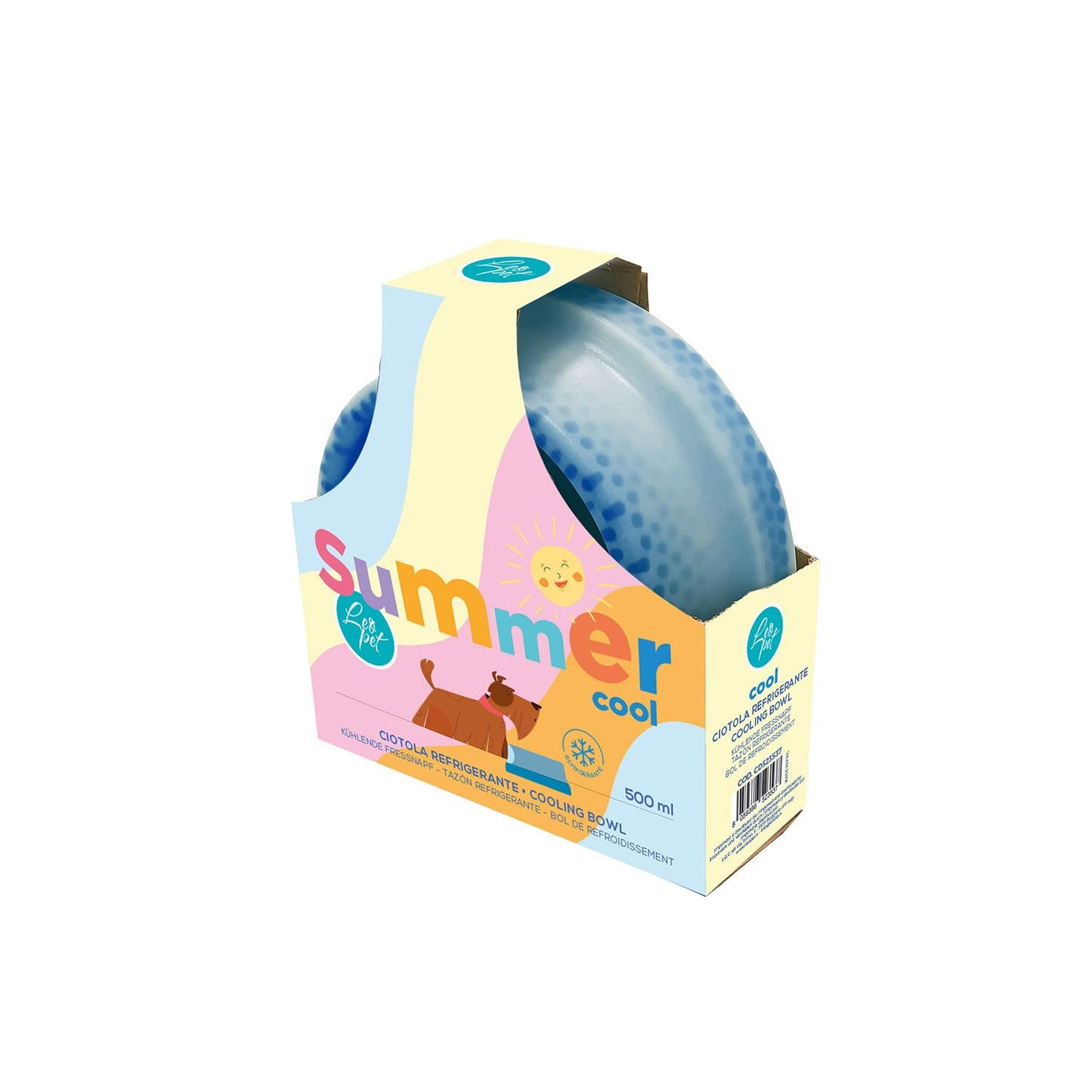 LeoPet LeoFreeze Ciotola Refrigerante Per Cani E Gatti 500ml