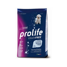 Prolife Grain Free Puppy Sensitive Sole Fish & Potato Medium/Large Crocchette Di Sogliola E Patate Per Cuccioli 10kg