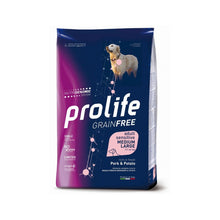 Prolife Grain Free Adult Sensitive Pork & Potato Medium/Large Crocchette Di Maiale E Patate Per Cani Adulti 10kg