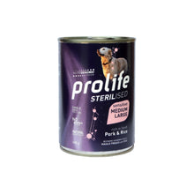 Prolife Sterilised Sensitive Adult Pork & Rice Mini Bocconcini Di Maiale E Riso Per Cani Adulti Sterilizzati 100g