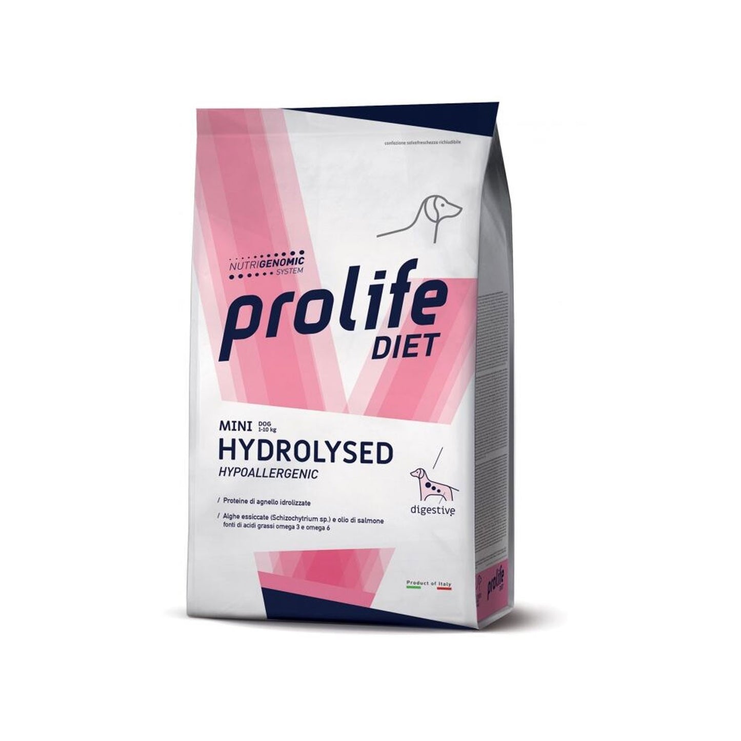 Prolife Hydrolysed Hypoallergenic Mini Crocchette Dietetiche Idrolizzate Per Cani Adulti Di Taglia Piccola