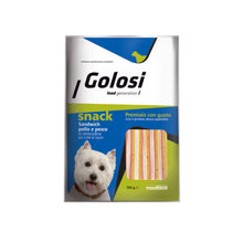 Golosi Dog Snack Sandwich Pollo E Pesce In Striscioline Per Cani Di Tutte Le Taglie 100g
