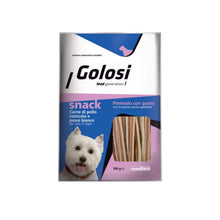 Golosi Dog Snack Di Carne Di Pollo Con Pesce Bianco In Striscioline Per Cani Di Tutte Le Taglie 100g