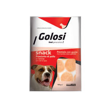 Golosi Dog Snack Di Prosciutto Di Pollo In Fette Per Cani Di Tutte Le Taglie 100g