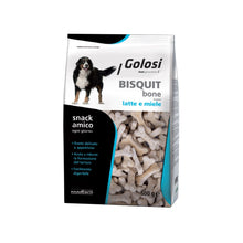 Golosi Bisquit BONE Latte E Miele Biscotti A Forma Di Osso Per Cani 600g