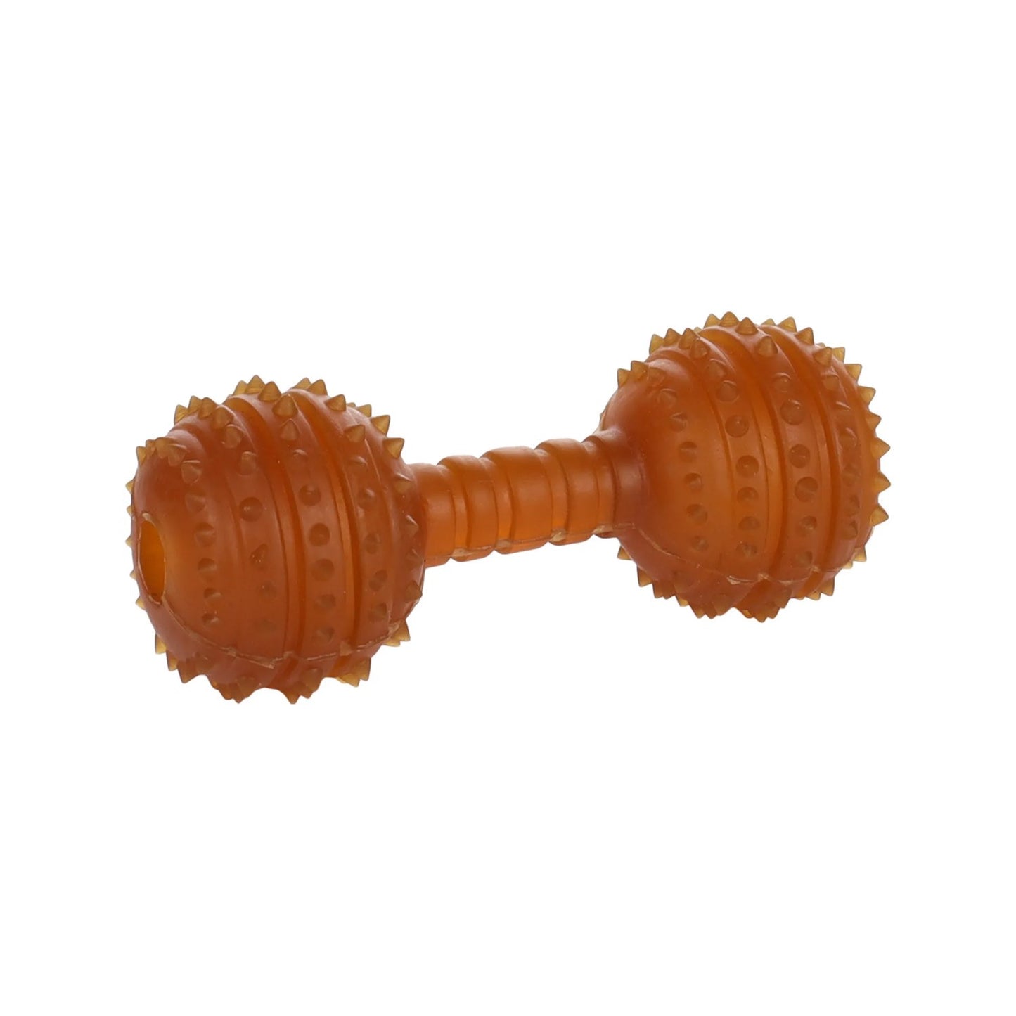 Flamingo Gioco Per Cani Di Gomma Rubba Bilanciere Con Punte Marrone