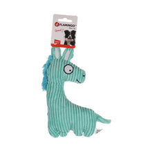 Flamingo Gioco Per Cani In Tessuto Pebbles Cavallo Turchese Con Effetto Sonoro