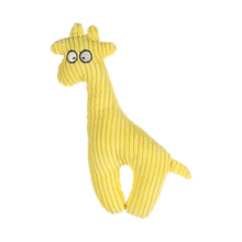 Flamingo Gioco Per Cani In Tessuto Pebbles Giraffa Gialla Con Effetto Sonoro