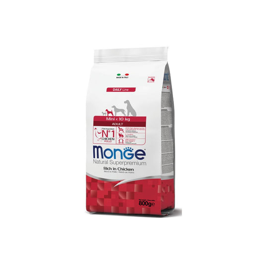 Monge Natural Superpremium Mini Adult Ricco in Pollo Per Cani Adulti Taglia Mini