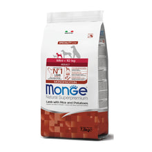 Monge Natural Superpremium Mini Adult Monoprotein Agnello con Riso e Patate Per Cani Adulti Di Taglia Mini