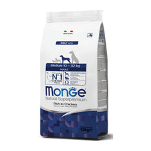 Monge Natural Superpremium Medium Adult Ricco in Pollo Per Cani Adulti Di Taglia Media