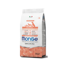 Monge Natural Superpremium All Breeds Puppy & Junior Salmone con Riso Per Cuccioli Di Tutte Le Taglie