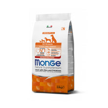 Monge Natural Superpremium All Breeds Puppy & Junior Monoprotein Anatra con Riso e Patate Per Cuccioli Di Tutte Le Taglie